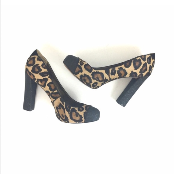 Sam Edelman Shoes - Sam Edelman Frances cheetah print glitter pumps